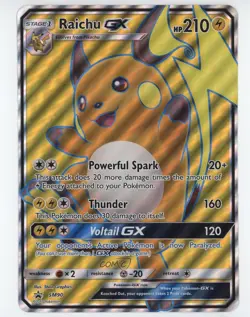 Raichu GX Oversized Pokemon Sun & Moon Black Star Promo #SM90 - Image 1