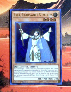YuGiOh! Lyla, Lightsworn Sorceress BLLR-EN036 1st Edition NM UR - Image 1