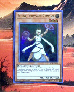 YuGiOh! Lumina, Lightsworn Summoner BLLR-EN038 1st Edition NM UR - Image 1