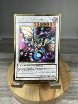 Yugioh Ancient Pixie Dragon PGLD-EN006 Gold Secret Rare 1st Edition NM - Image 1
