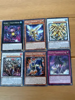 Yugioh TCG 6 Card Silver Plated Lot - Image 1