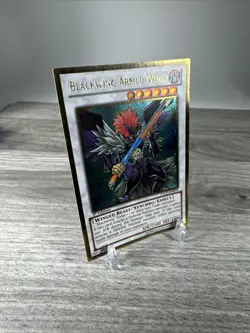 Yugioh Blackwing Armed Wing PGLD-EN078 Gold Rare 1st Edition NM - Image 3
