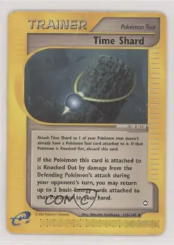 Time Shard Pokemon e-Card Series Aquapolis #135 2002 - Image 1