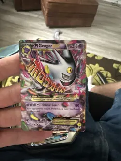 Mega Gengar EX Holo Black Star Promo Card XY166 XY Good Condition/Edges. - Image 1