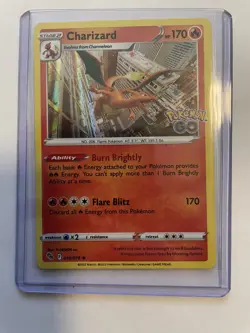 Charizard Holo Rare 10/78 Pokemon Go Holo English Pokemon Card Near Mint NM - Image 1