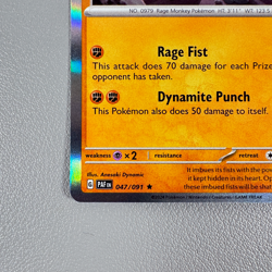 Pokemon TCG Card - Annihilape 47/91 Holo Rare | 2024 Paldean Fates | NM/Mint - Image 4