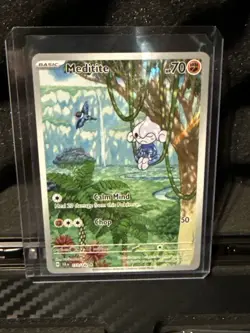 Pokemon - Meditite 153/142 - Stellar Crown NM Illustration Rare English Card - Image 1