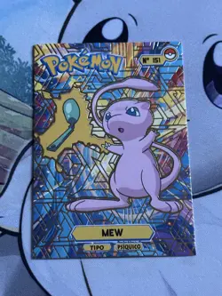 Pokemon Mew Holo Tops Peru Exclusive Non TCG Card - Image 1