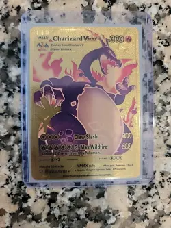 Pokemon Charizard VMAX Gold Card SWSH261 Promo Holo Rare - Image 1