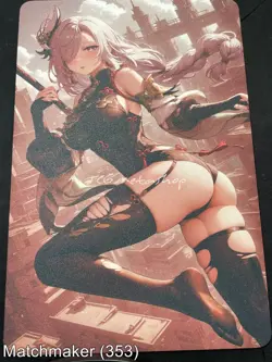 Matchmaker Spicy Waifu NSFW A5 Size Card Board Shenhe Genshin Impact City - Image 1