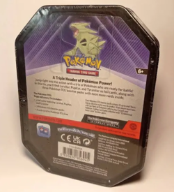 Pokemon TCG: Tyranitar Triple Whammy Collectors Tin (3 Card Packs) New Free Ship - Image 2