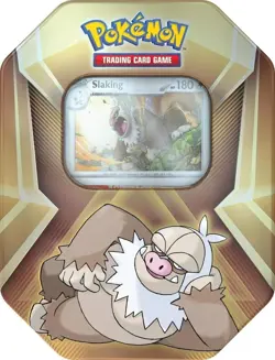 Pokemon TCG: Slaking Triple Whammy Tin (3 Card Packs) New/Sealed Free Shipping - Image 1