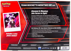 Pokemon TCG Team Rocket's Mewtwo ex Box (4 Card Packs) New In Hand Free Shipping - Image 2