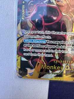 OP10-118 Monkey.D.Luffy SEC - One Piece TCG English Card Near-Mint Secret Rare - Image 4