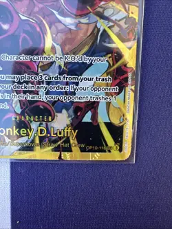 OP10-118 Monkey.D.Luffy SEC - One Piece TCG English Card Near-Mint Secret Rare - Image 5