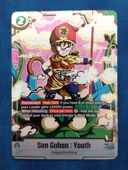 Son Gohan: Youth SCR Alt Art FB03-139 Dragon Ball Super Fusion World Eng Card - Image 1