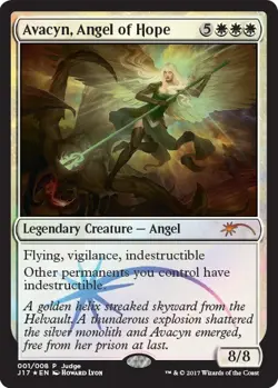 MTG Avacyn, Angel of Hope - Foil DCI Judge Promo, NM-Mint, English Promo: Judge - Image 1