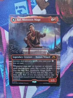 MTG MH3 - Ral, Monsoon Mage / Ral, Leyline Prodigy TEXTURED FOIL NM - Image 1