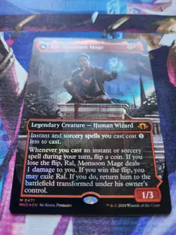MTG MH3 - Ral, Monsoon Mage / Ral, Leyline Prodigy TEXTURED FOIL NM - Image 4