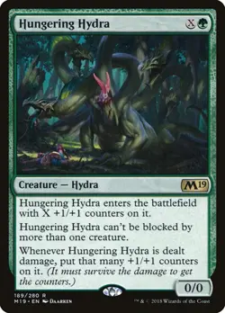 Hungering Hydra CORE 2019 MTG MAGIC CREATURE HYDRA RARE - Image 1
