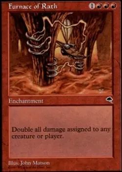 MTG Furnace of Rath, Damaged, English Tempest - Image 1