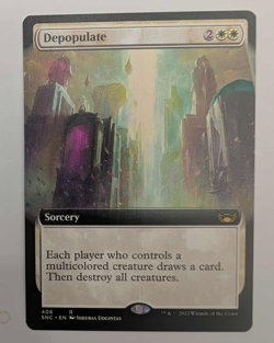 Depopulate - Extended Art - Streets of New Capenna - Near Mint, English - MTG - Image 1