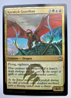 MTG - Karakyk Guardian (Foil) - Tarkir Dragonstorm TDM - Image 1