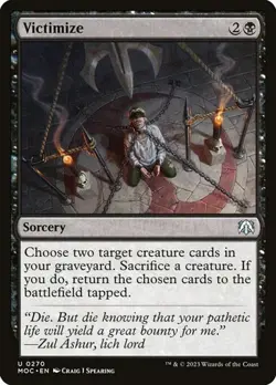 2x Victimize MOC LP MTG - Image 1