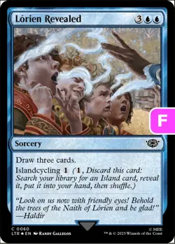 MTG Lorien Revealed LTR Common Sorcery Lord of the Rings NM - Foil - Image 1