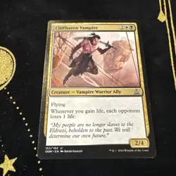 Cliffhaven Vampire Light Play, English Magic the Gathering MTG Oath of the Gatew - Image 1