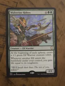 Wolverine Riders NM-Mint, English Commander: Kaldheim MTG - Image 1