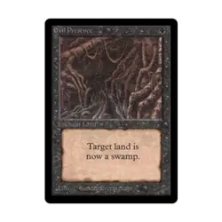 WOTC MtG Beta Evil Presence (U) Fair - Image 1