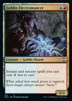 Goblin Electromancer NM, English MTG New Capenna - Image 1