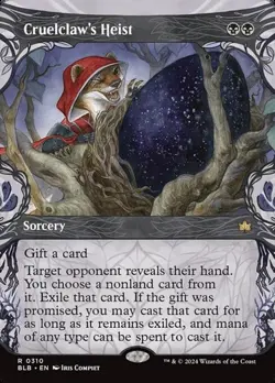 Cruelclaw's Heist - Extended Art Showcase BLB LP MTG - Image 1