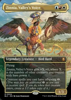 Zinnia, Valley's Voice - Extended Art BLBC LP MTG - Image 1