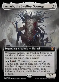 Azlask, the Swelling Scourge (#25) - Extended Art MH3C LP MTG - Image 1