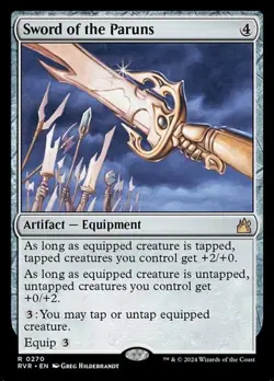 Sword of the Paruns RVR LP MTG - Image 1