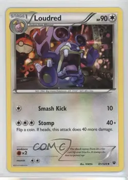 Loudred Pokemon XY Fates Collide #81 READ - Image 1