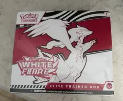 Pokemon TCG Scarlet & Violet White Flare ETB Elite Trainer Box Factory Sealed - Image 1