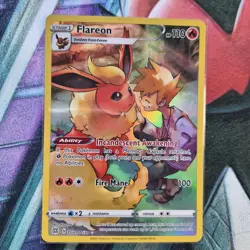 2022 Pokemon Brilliant Stars Flareon Trainer Gallery Rare TG01/TG30 NM-MINT - Image 1