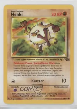 Mankey German Pokemon Jungle #55 1999 - Image 1