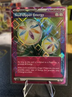Pokemon TCG Neo Upper Energy 162/162 Temporal Forces Ace Spec Rare NM/M - Image 1