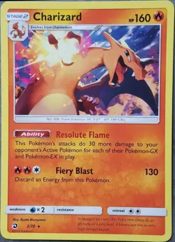 NM-Mint, English - 1 x Pokemon Charizard - 3/70 - Rare Theme Deck Exclusive Them - Image 1