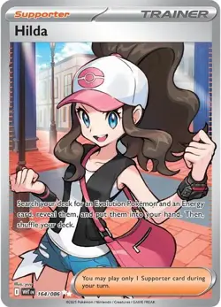 Hilda (164/086) Scarlet & Violet: White Flare​ - Near Mint Holofoil Pokemon TCG - Image 1