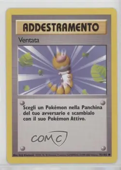 Gust of Wind Italian Pokemon Base Set #93 1999 - Image 1