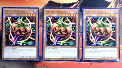 YuGiOh! 3x Mystic Tomato SRL-EN094 Unlimited NM R Playset - Image 1