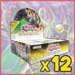 2025 YUGIOH DOOM OF DIMENSIONS CASE | FACTORY SEALED YuGiOh Ships 9/26 - Image 1