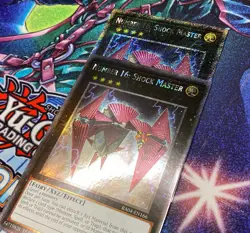 Yugioh ERROR/MISPRINT Missing Foil Layer NUMBER 16: Shock Master RA04 EN166 NM - Image 1