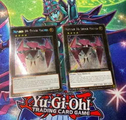 Yugioh ERROR/MISPRINT Missing Foil Layer NUMBER 16: Shock Master RA04 EN166 NM - Image 2