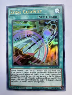 Zexal Catapult - BROL-EN028 - Ultra Rare - 1st Edition - Yugioh - Image 1